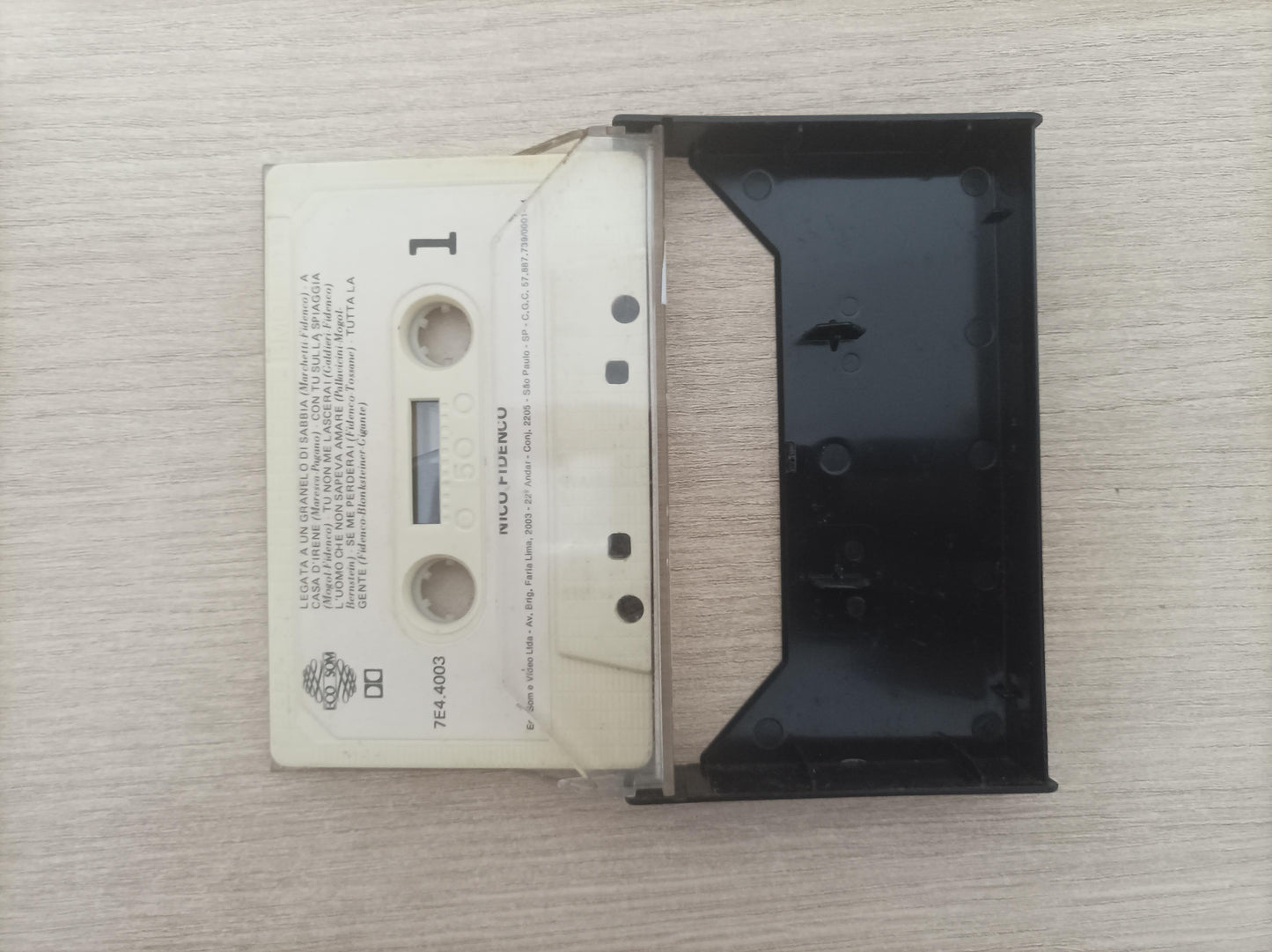 Fita K7 Cassete Nico Fidenco E seus amigos