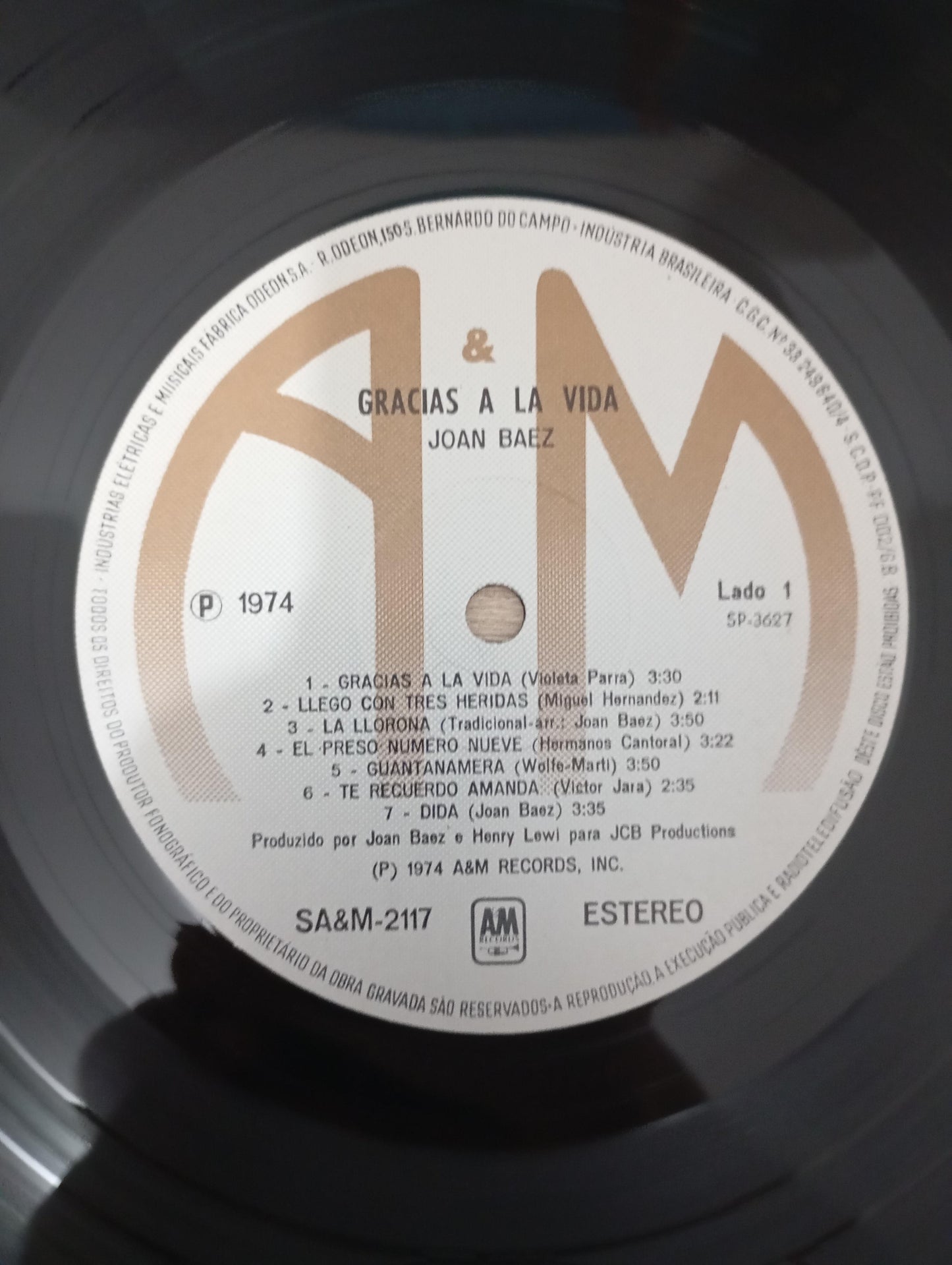 Lp Vinil Joan Baez Gracias A La Vida