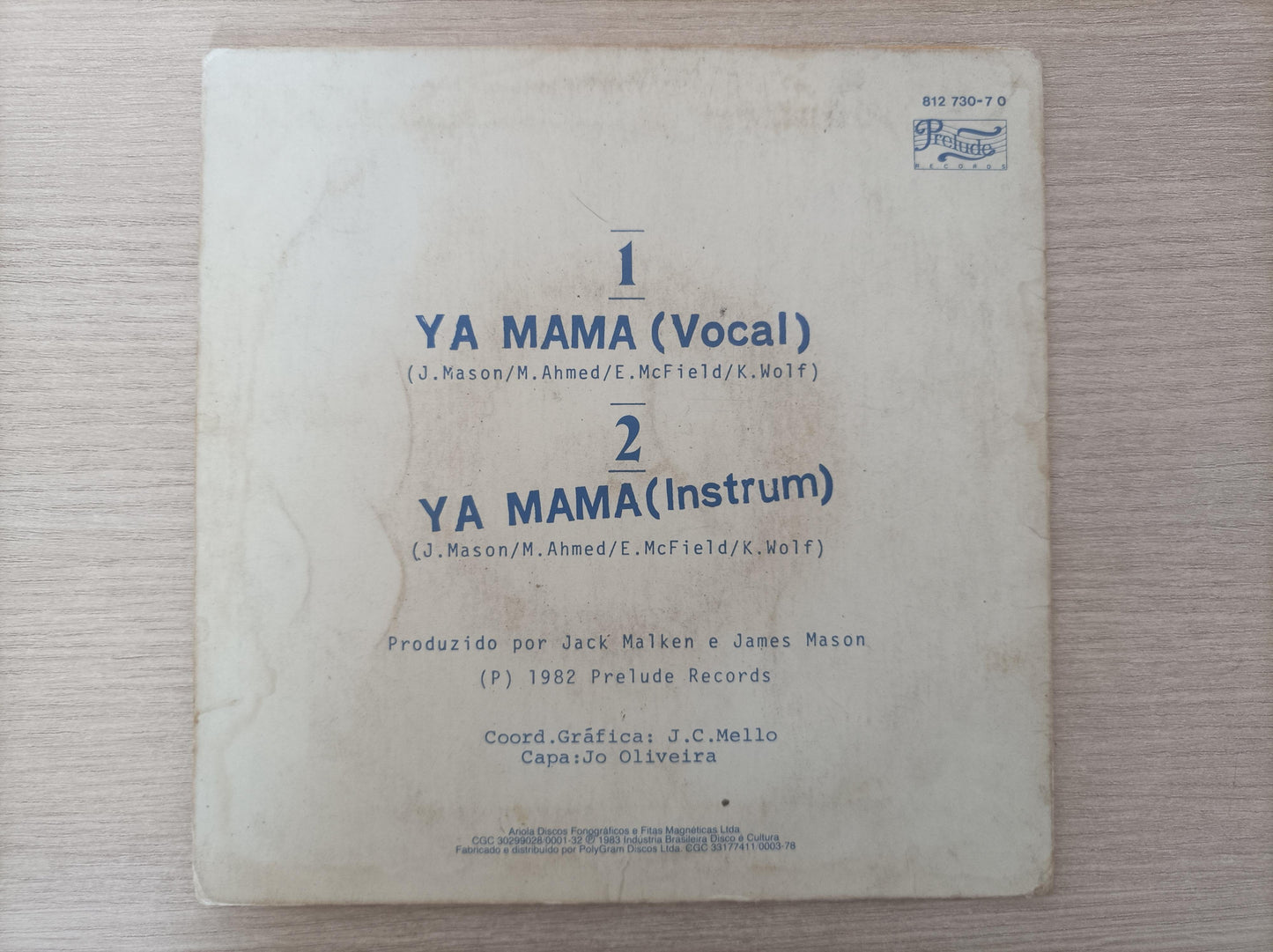 Compacto Vinil Wuf Ticket Ya Mama