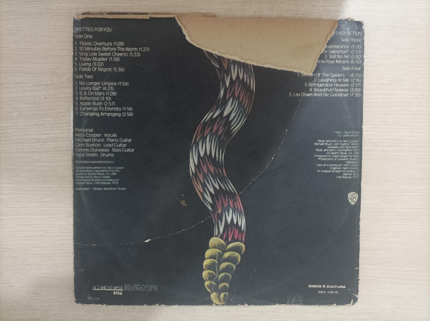 Lp Vinil Alice Cooper School Days Duplo, Leia