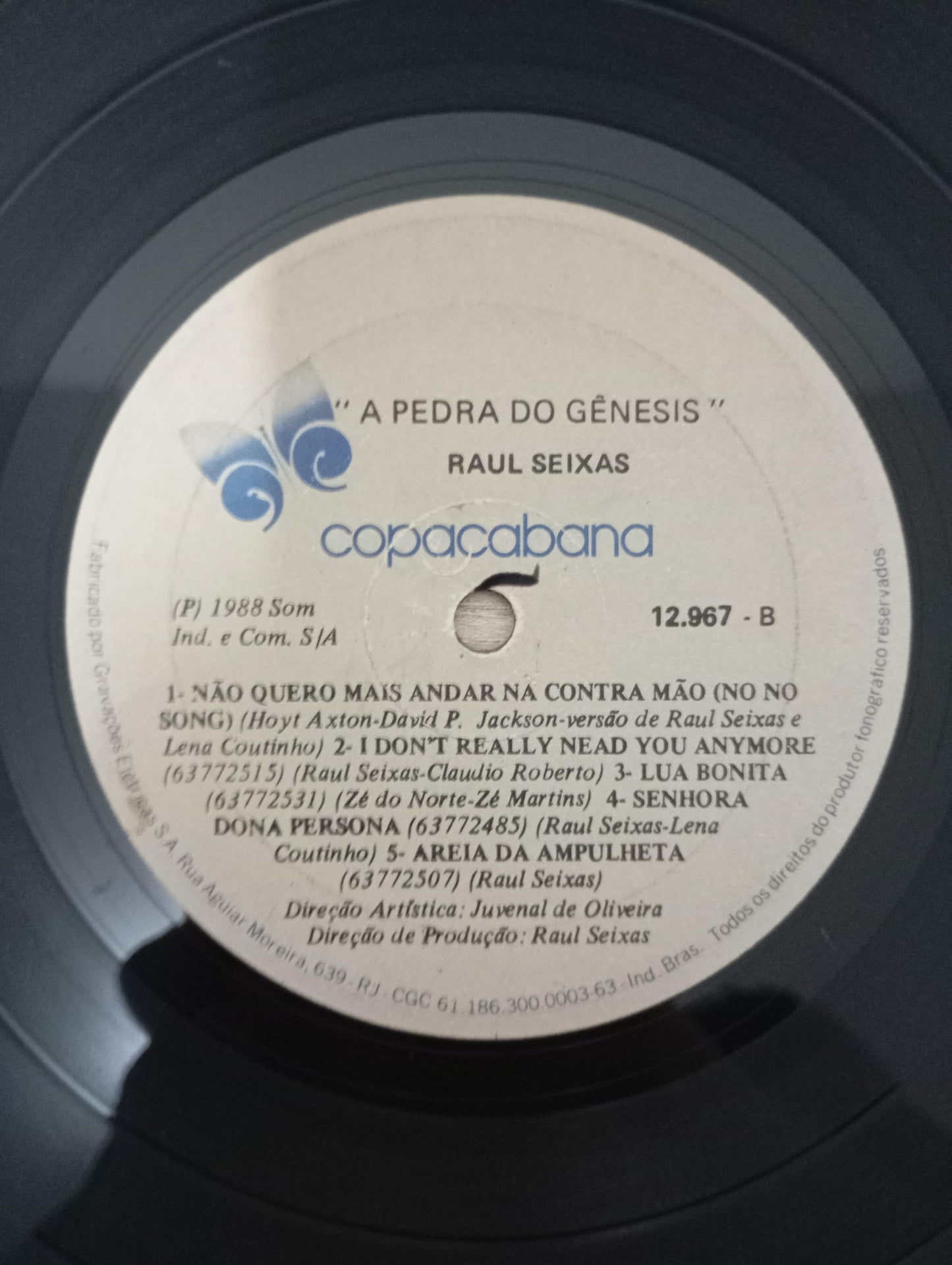 Lp Vinil Raul Seixas A Pedra Do Gênesis
