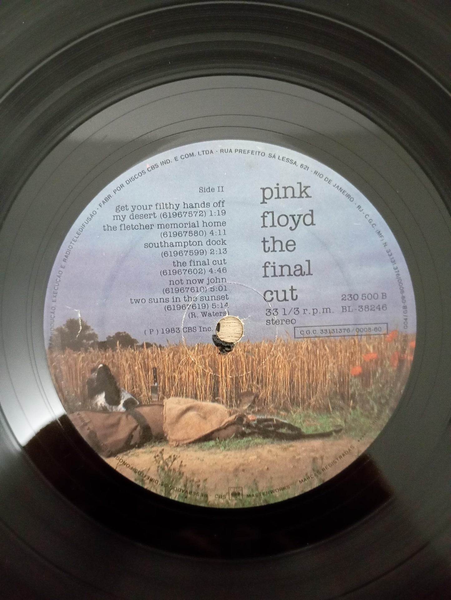 Lp Vinil Pink Floyd The Final Cut Capa Dupla