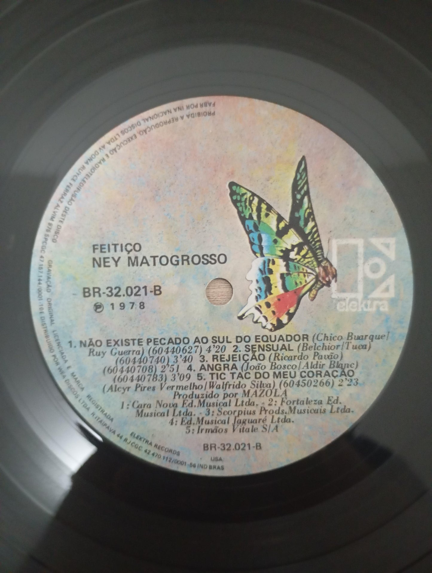 Lp Vinil Ney Matogrosso Feitiço Capa Dupla
