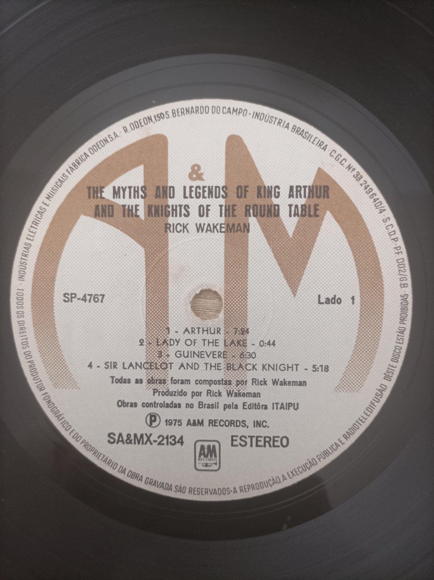 Lp Vinil Rick Wakeman Myths Legends King Arthur Capa Dupla