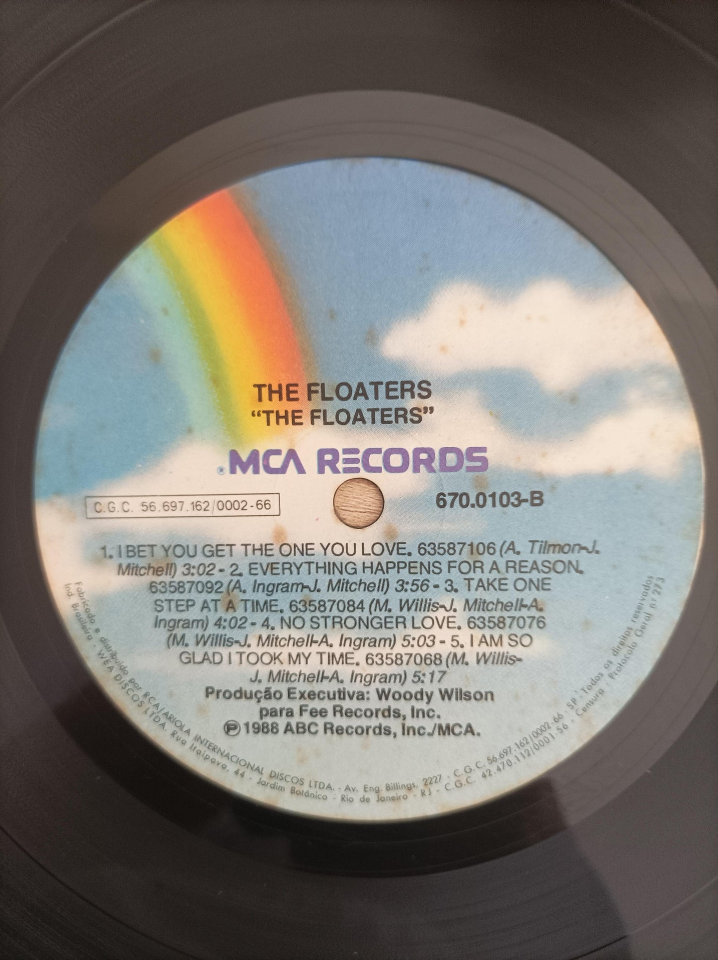 Lp Vinil The Floaters 1988