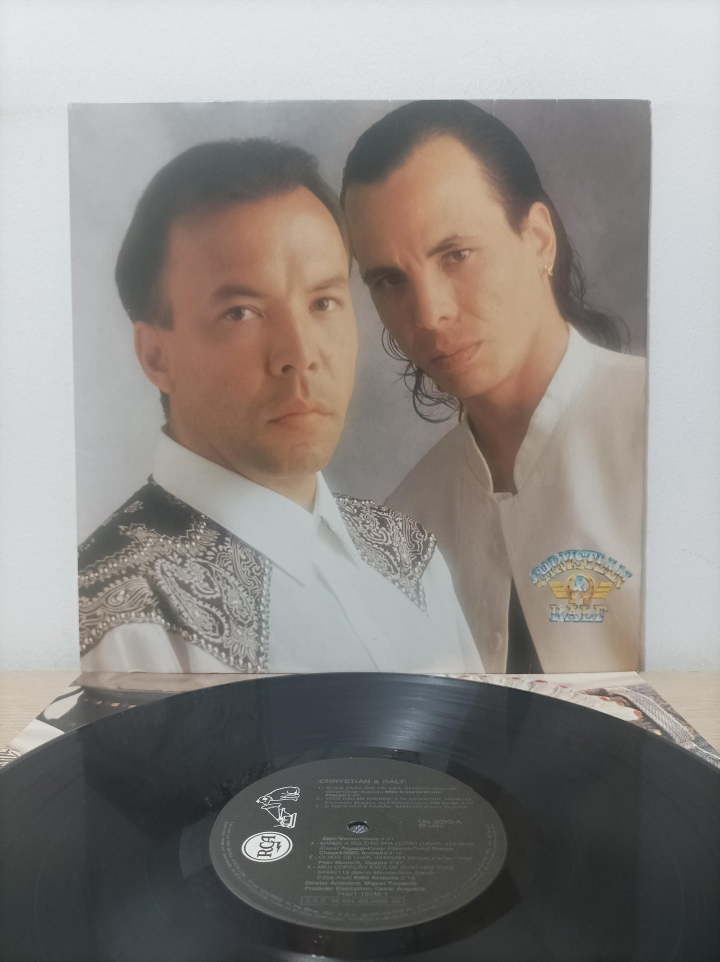 Disco Vinil 1992 Chrystian & Ralf Com Encarte A
