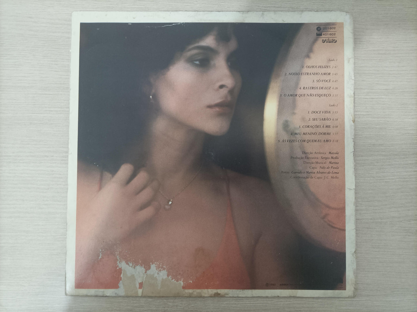 Lp Vinil Marina Lima Olhos Felizes Com Encarte