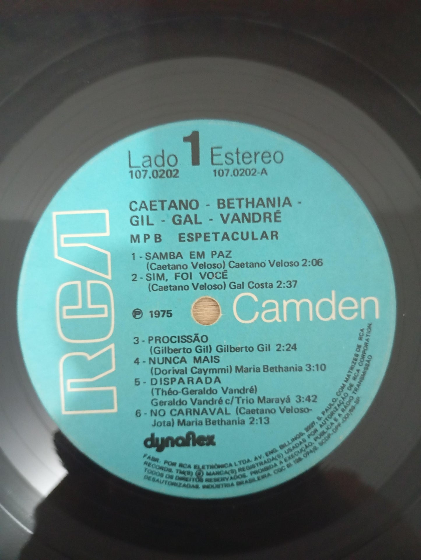 Lp Vinil Bethânia Gil Gal Wandré Caetano MPB Espetacular