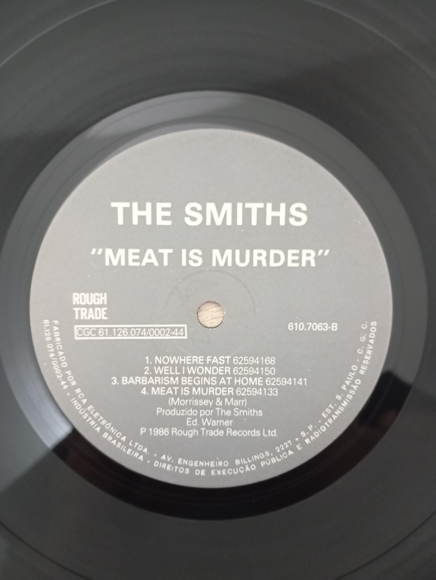 Lp Vinil The Smiths Meat Is Murder Com Encarte