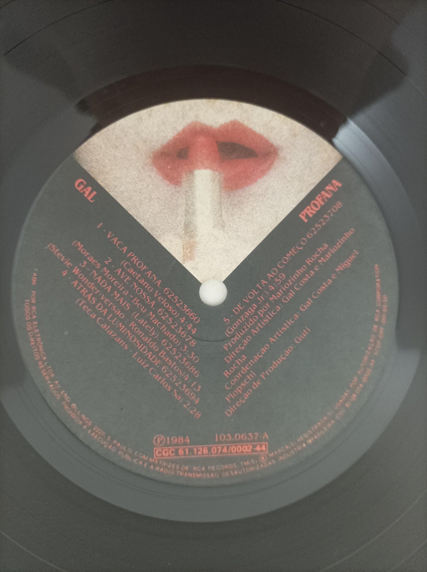 Disco Vinil Profana Gal Costa Com Encarte A