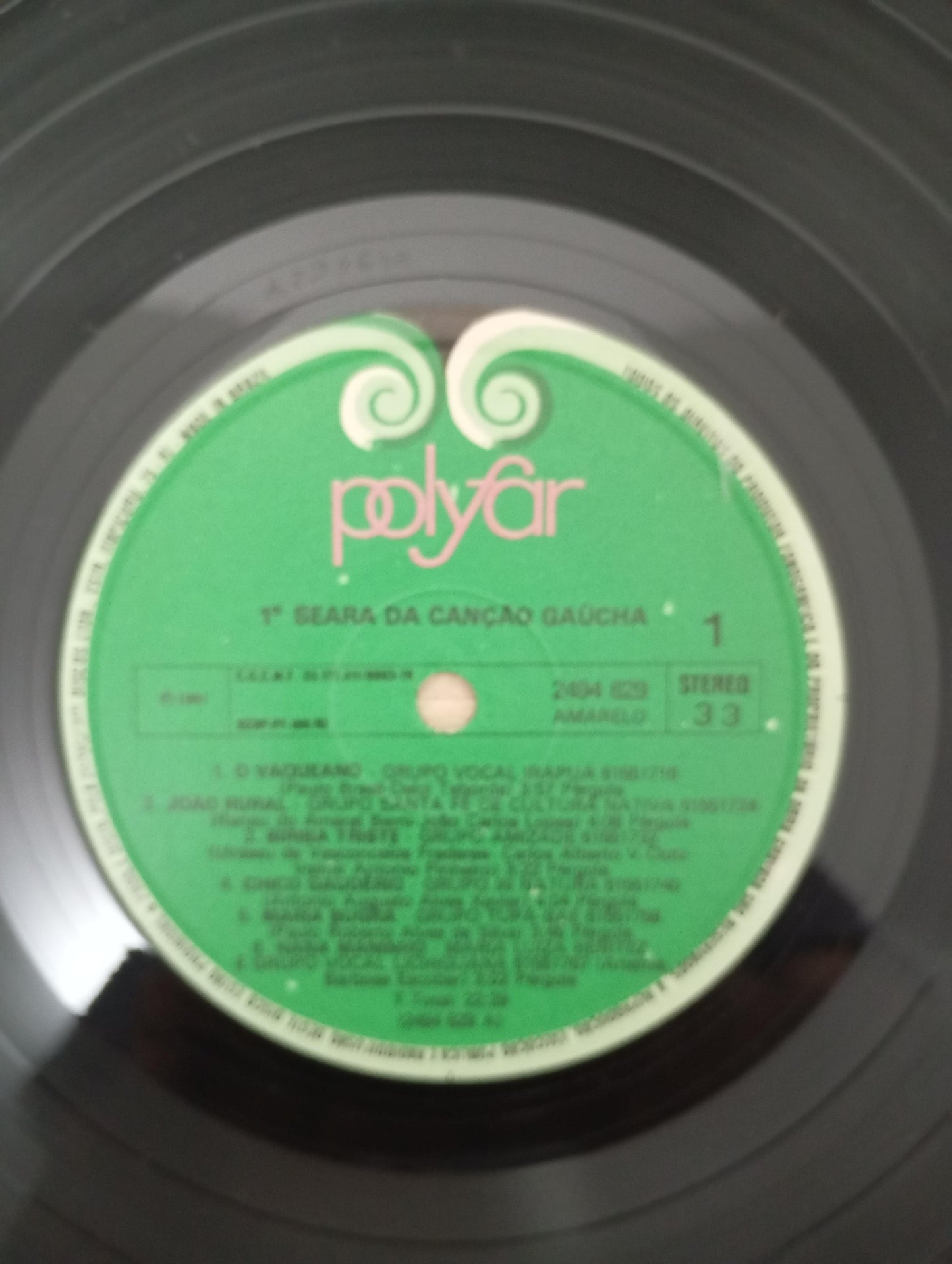 Lp Vinil 1ª Seara Da Canção Gaúcha