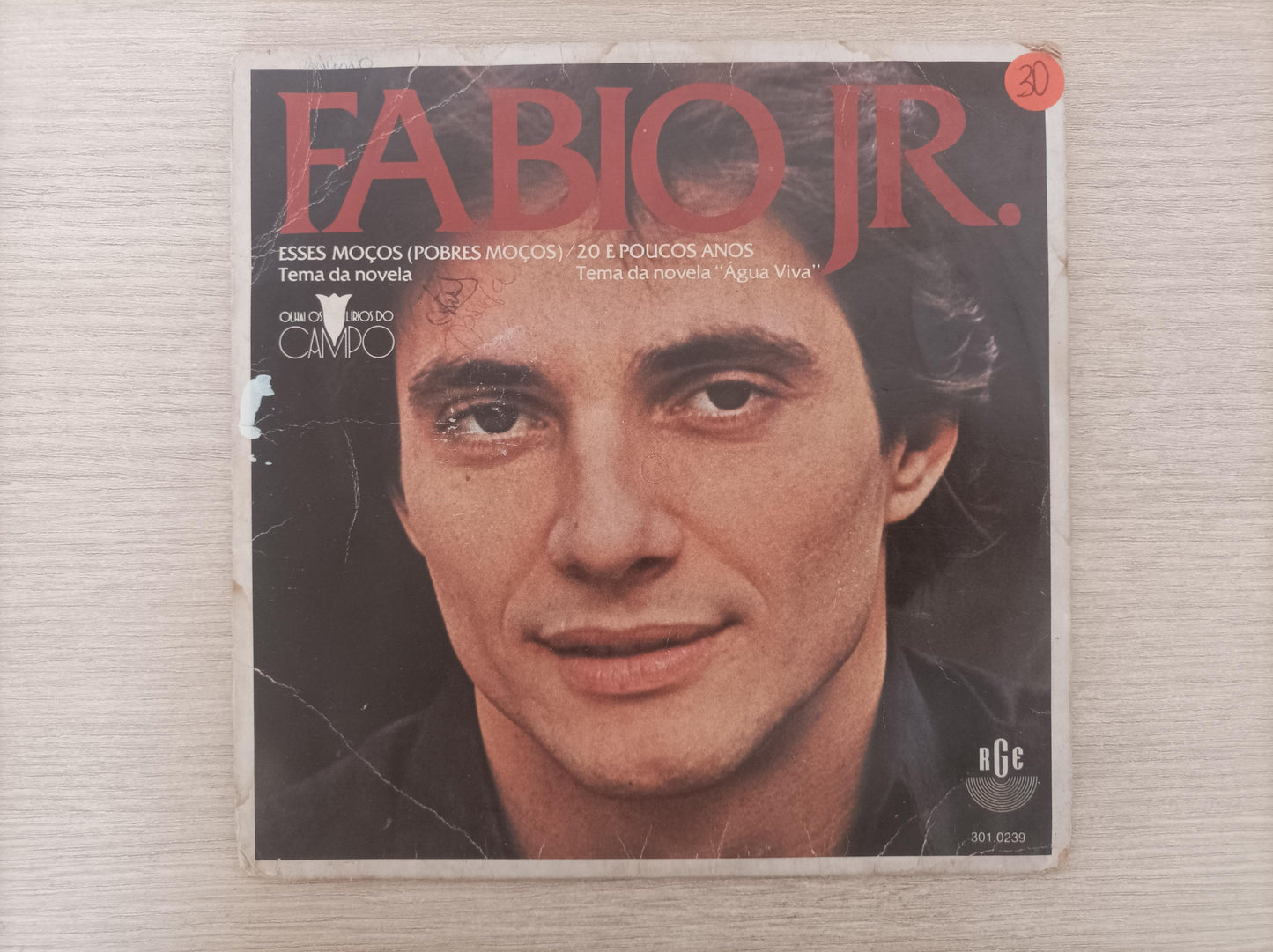 Compacto Vinil Fábio Jr. Esses Moços / 20 E Poucos Anos