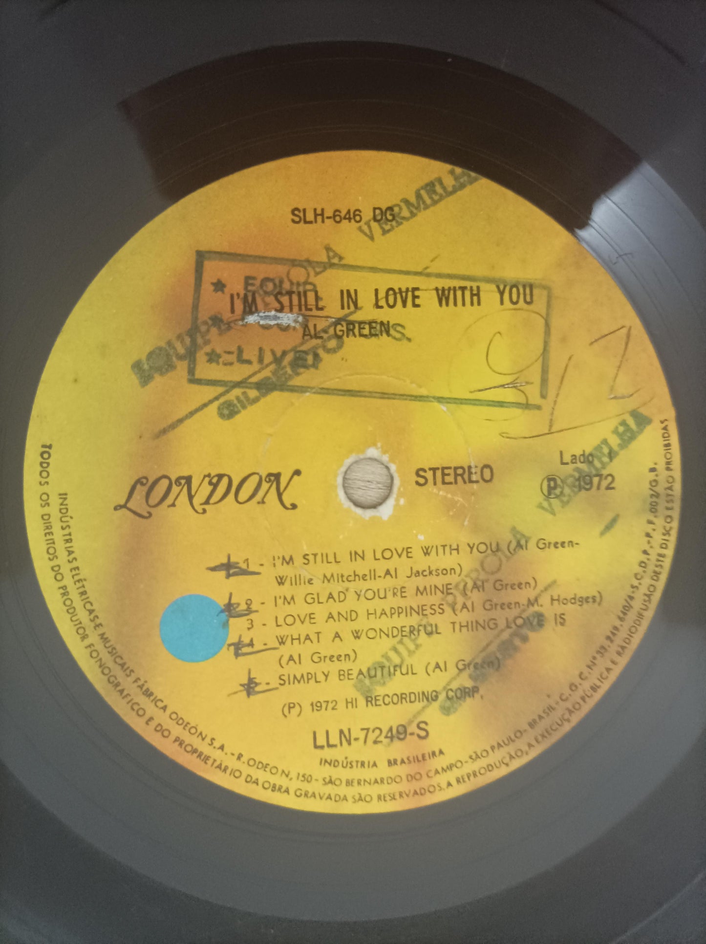 Lp Vinil Al Green I'm Still In Love With You