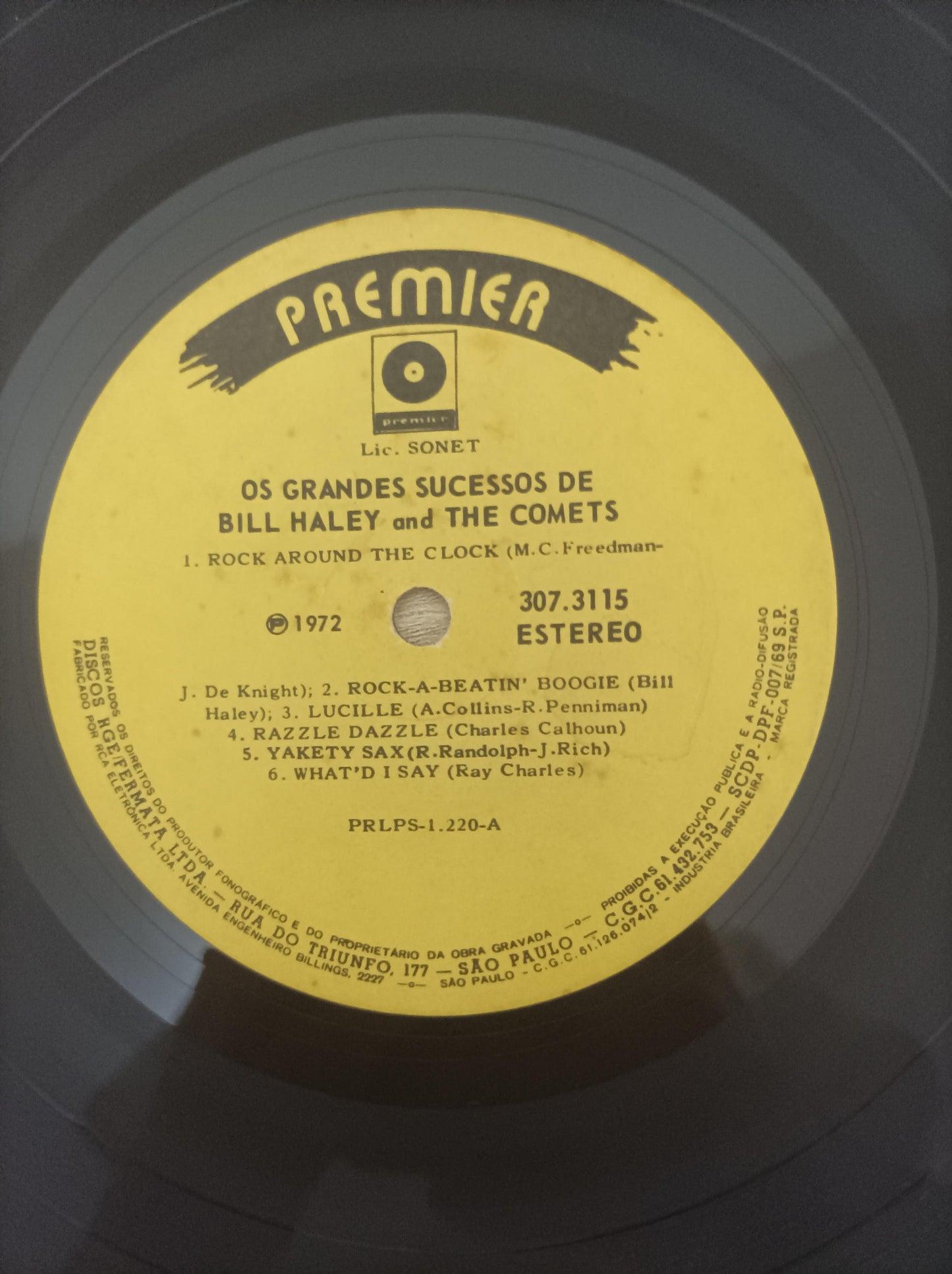 Lp Vinil Bill Haley And His Comets Os Grandes Sucessos de