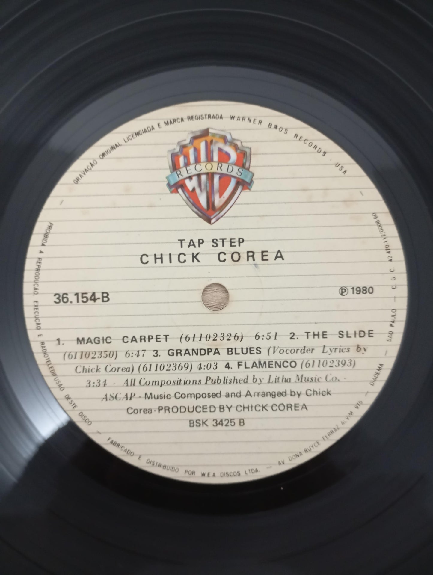 Lp Vinil Chick Corea Tap Step