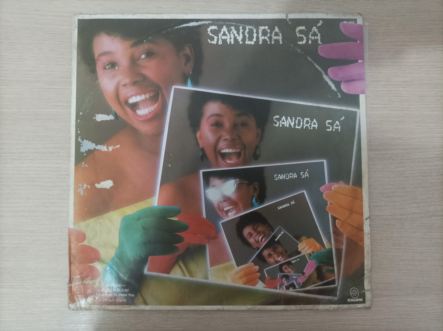 Lp Vinil Sandra De Sá 1984 Com Encarte