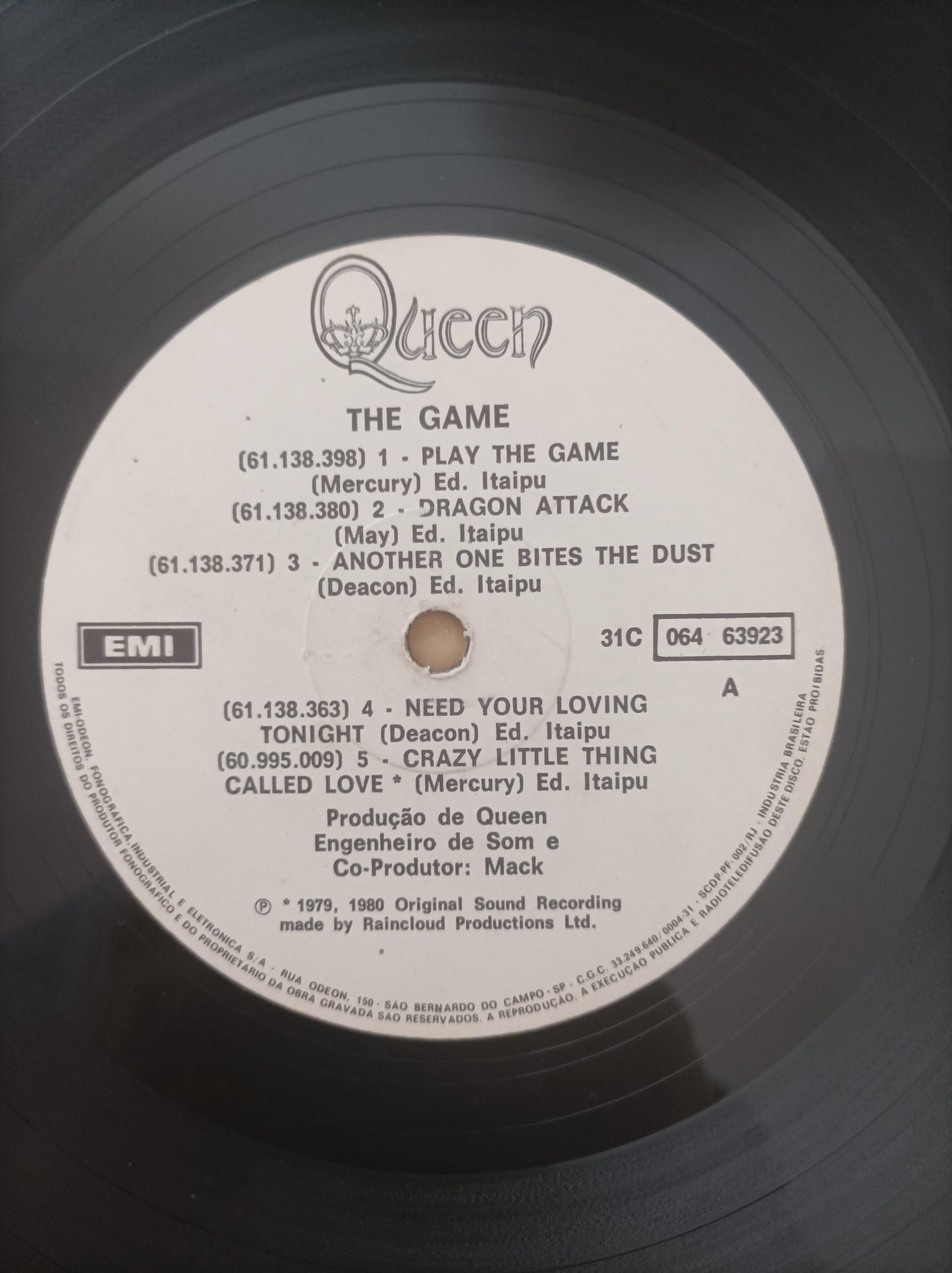 Disco Vinil The Game Queen A