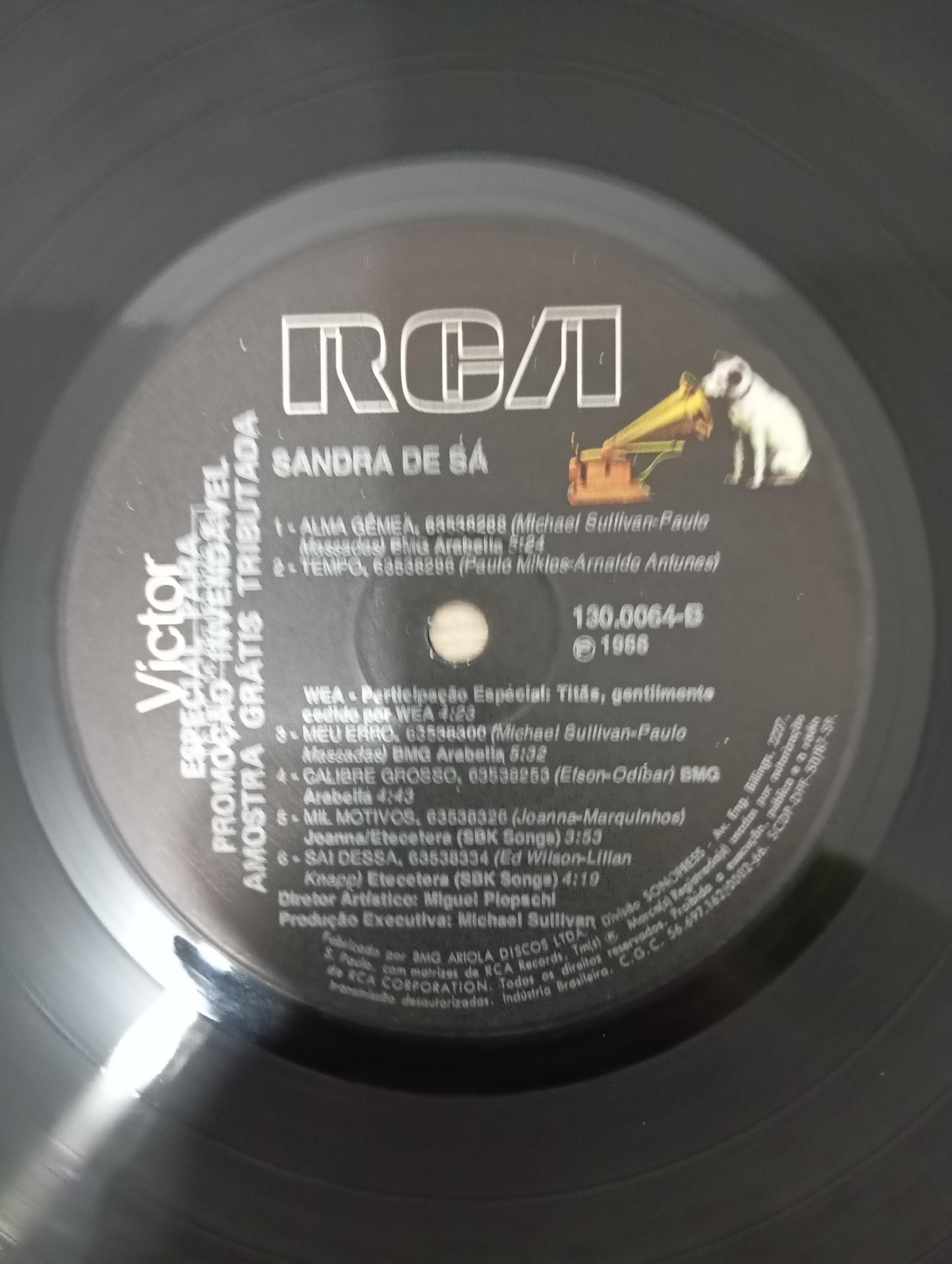 Lp Vinil Sandra De Sá 1988 Com Encarte