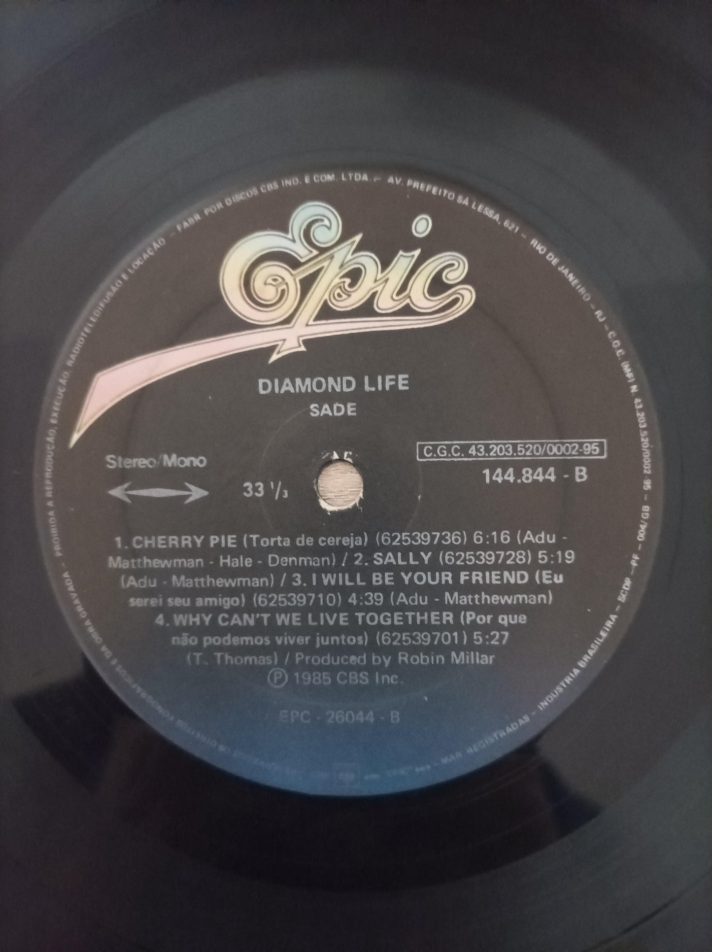 Lp Vinil Sade Diamond Life