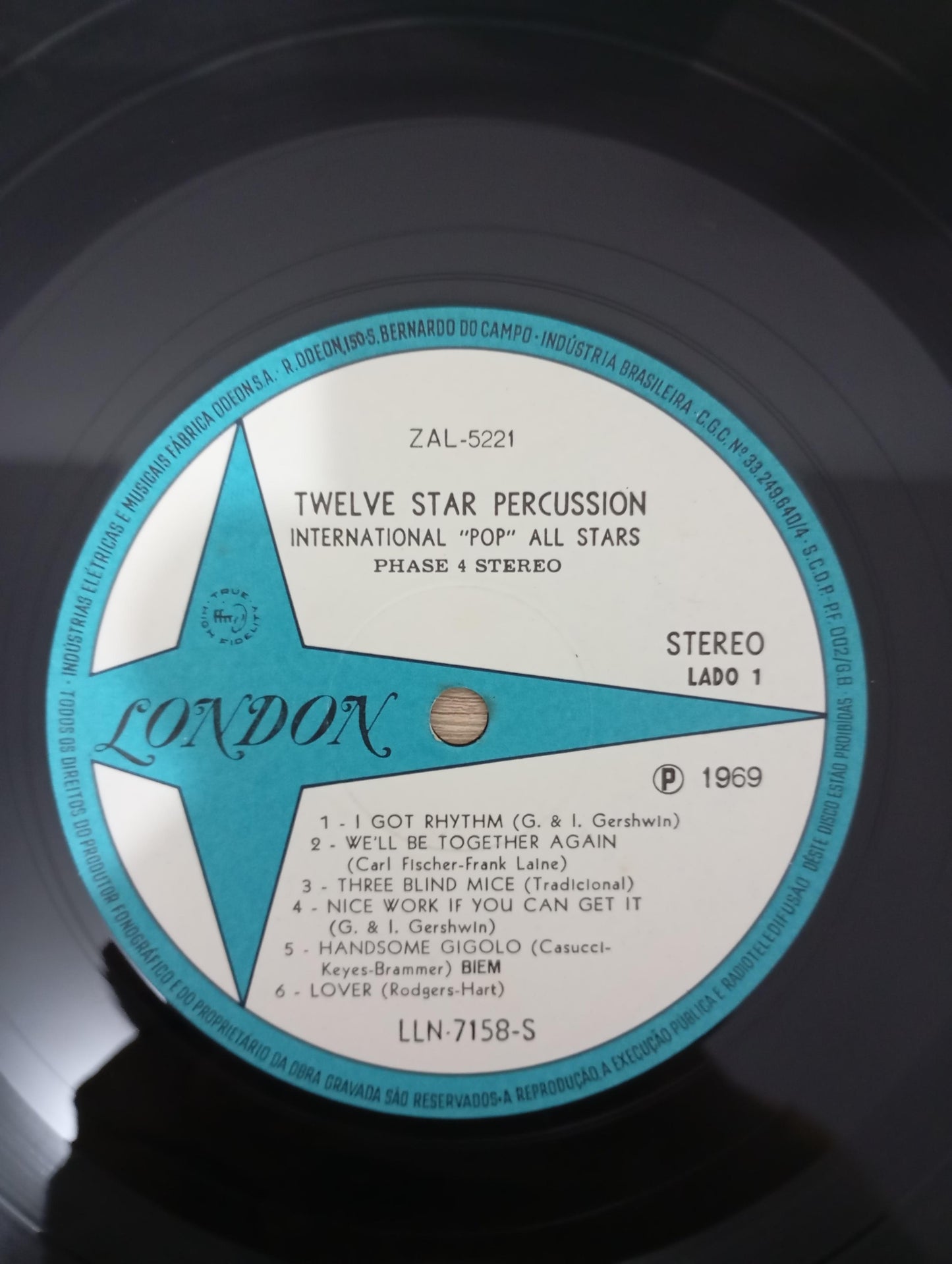 Lp Vinil Twelve Star Percussion International Pop All Stars