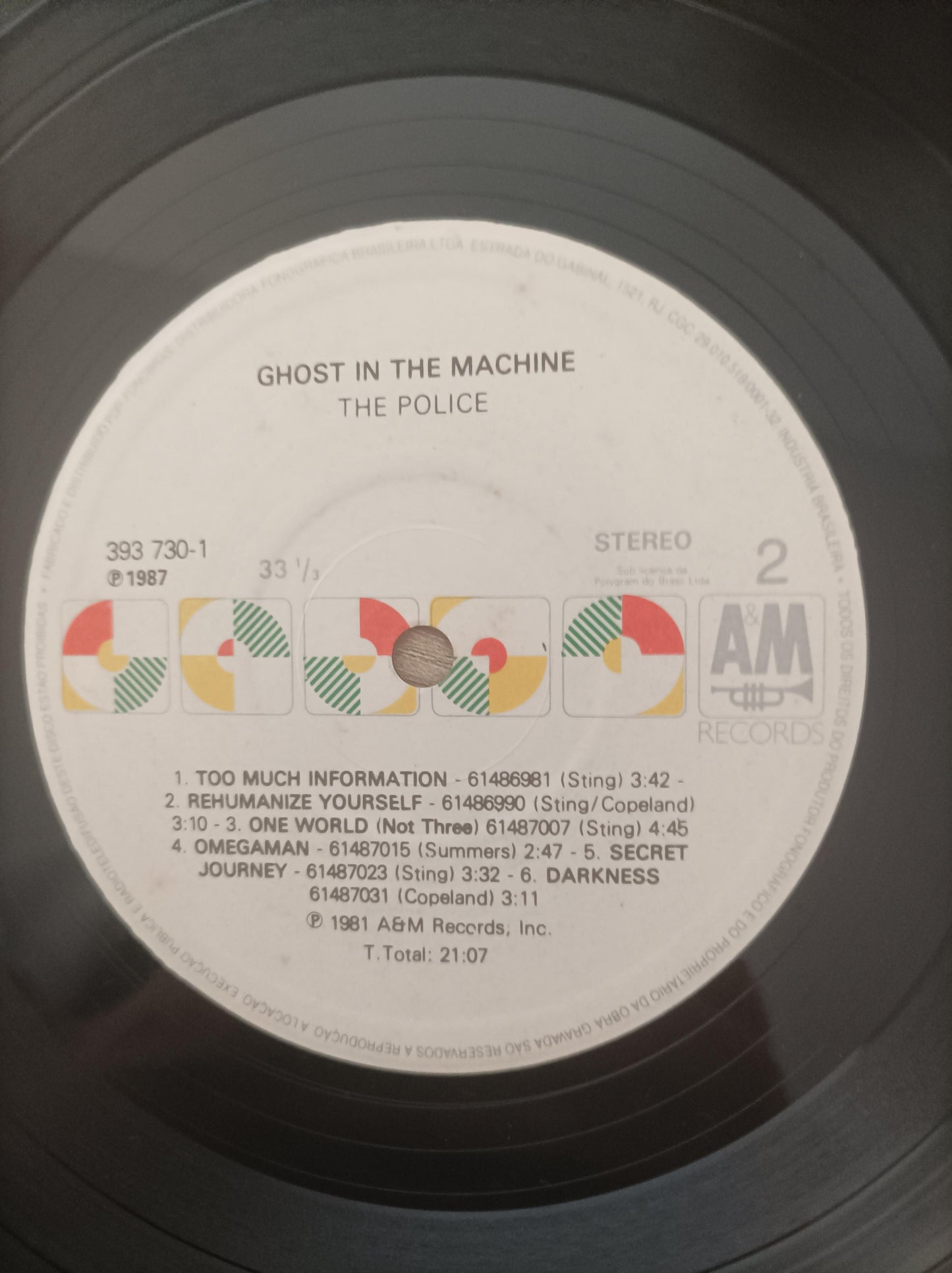 Lp Vinil The Police Ghost In The Machine