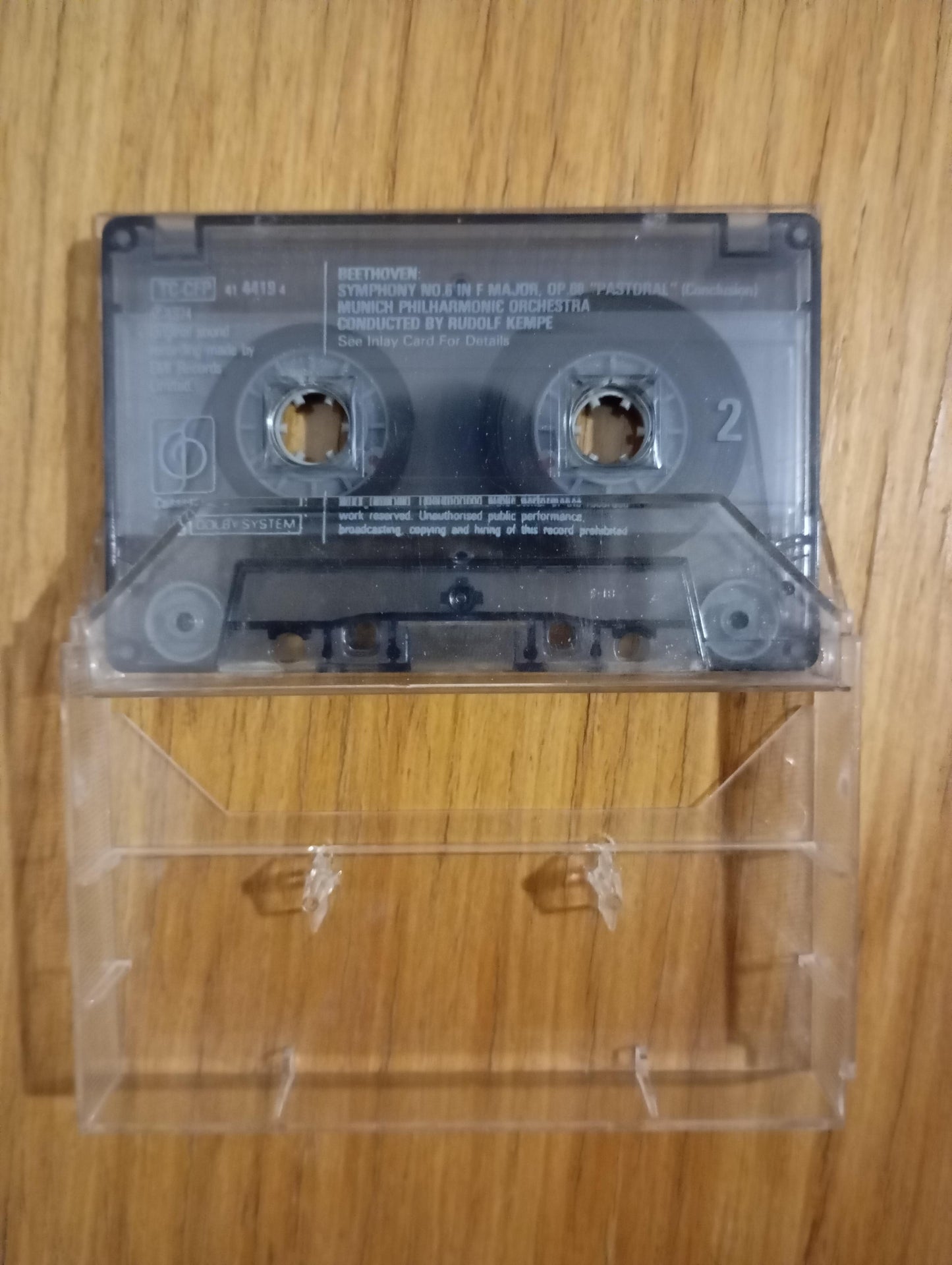 Fita K7 Cassete Beethoven Simphony Nº 6 Pastoral Importado
