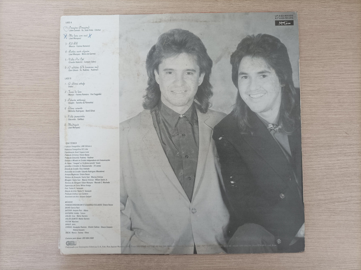 Lp Vinil Rudiney e Rudimar Imagine
