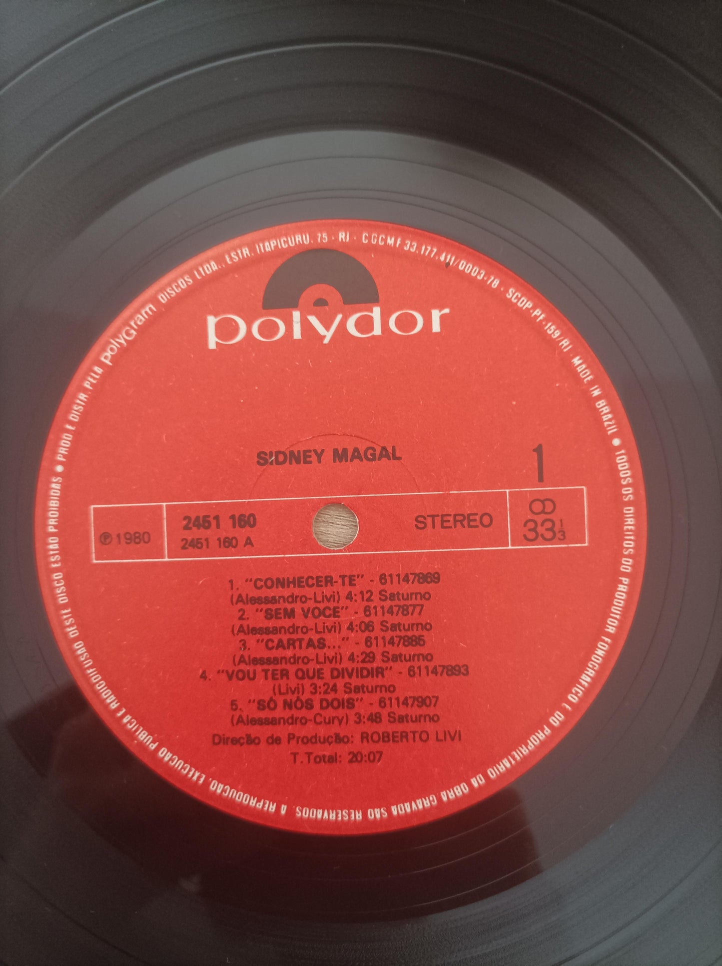 Disco Vinil 1980 Sidney Magal Capa Dupla A