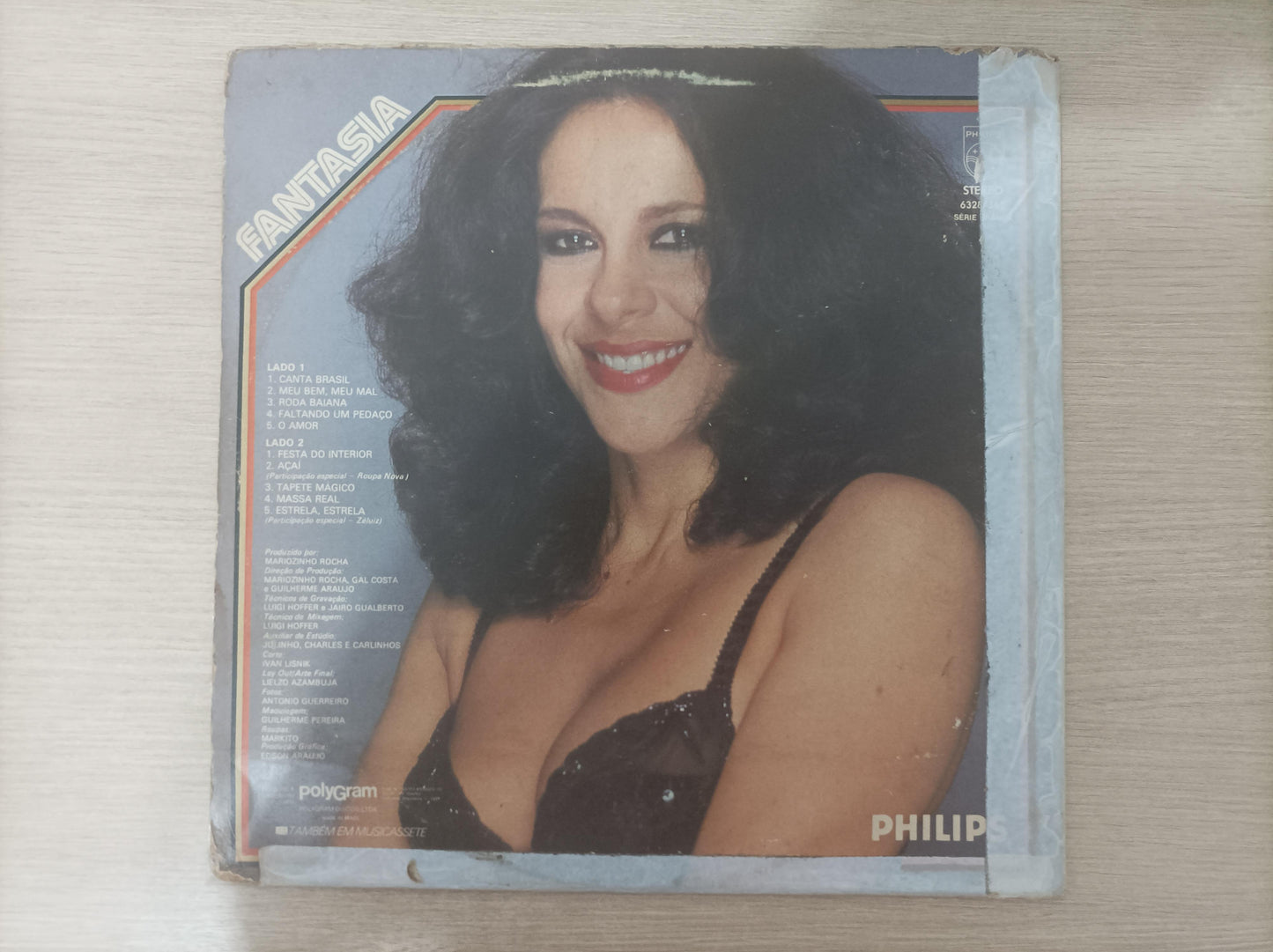 Lp Vinil Gal Costa Fantasia Com Encarte