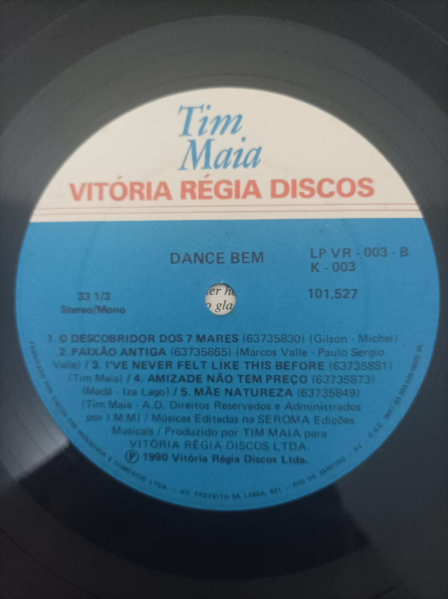 Lp Vinil Tim Maia Dance Bem Com Encarte