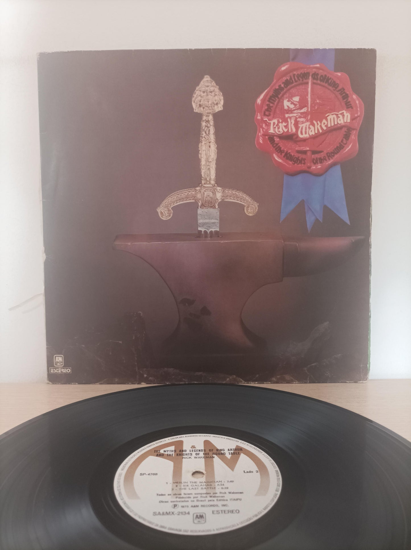 Lp Vinil Rick Wakeman Myths Legends King Arthur Capa Dupla