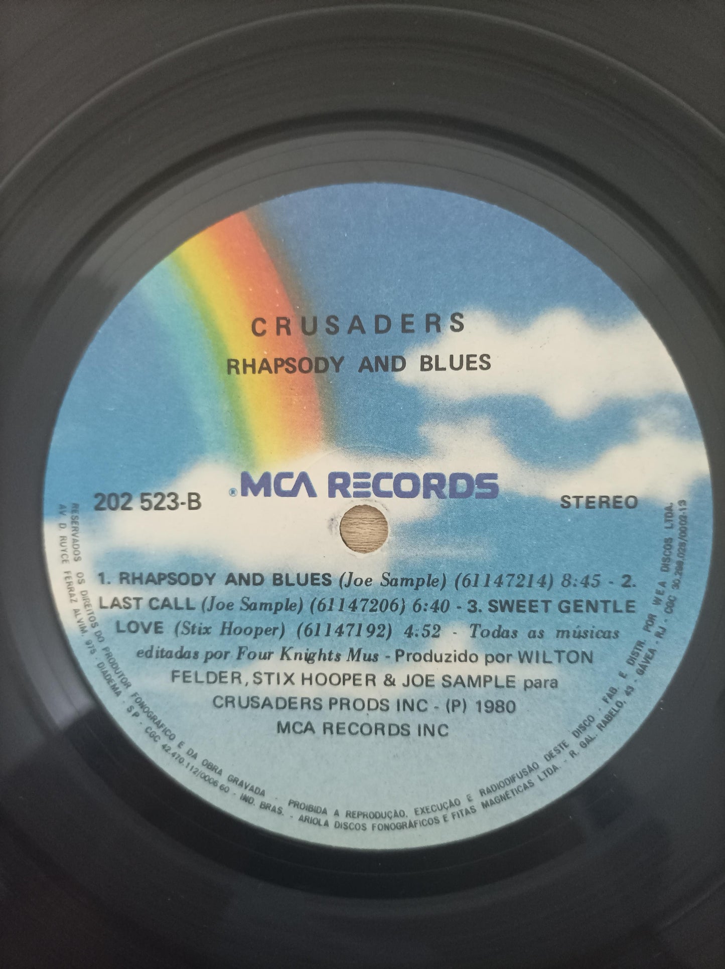 Lp Vinil The Crusaders Rhapsody And Blues Capa Dupla