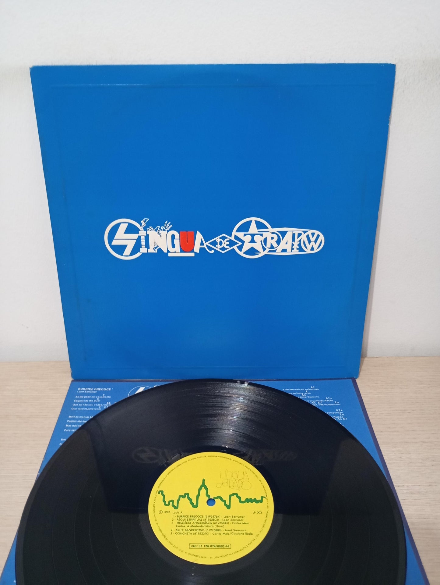 Lp Vinil Língua De Trapo 1982 Com Encartes