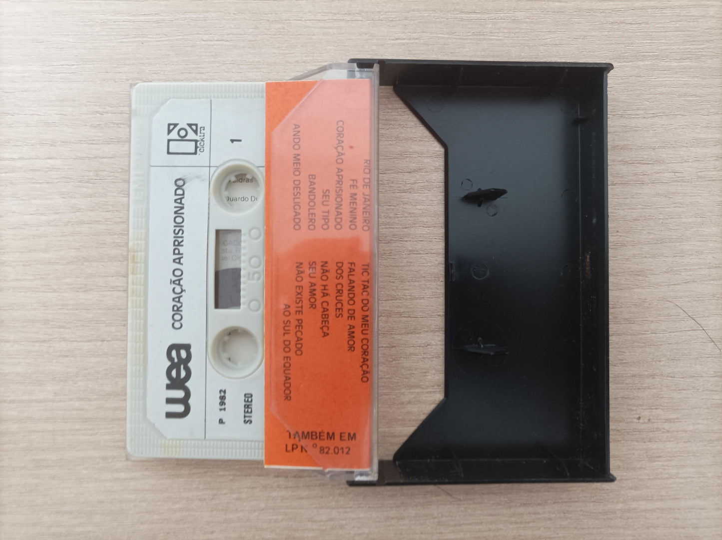 Fita K7 Cassete Ney Matogrosso Coração Aprisionado