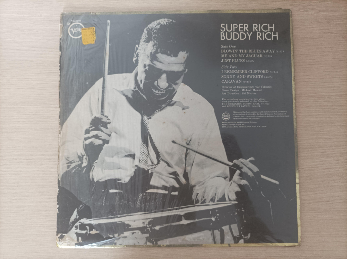 Lp Vinil Buddy Rich Super Rich Importado