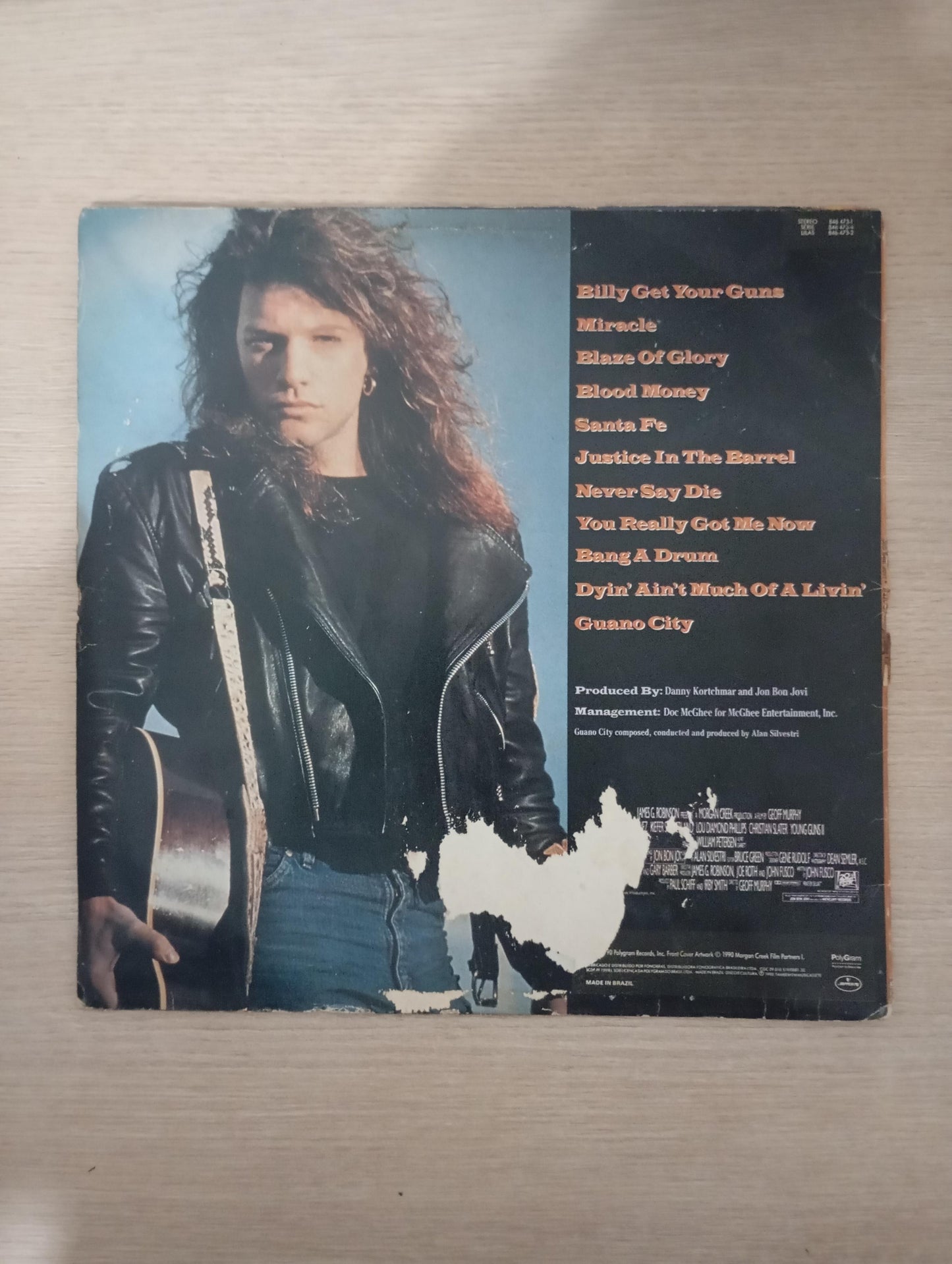 Lp Vinil Jon Bon Jovi Blaze Of Glory Com Encarte