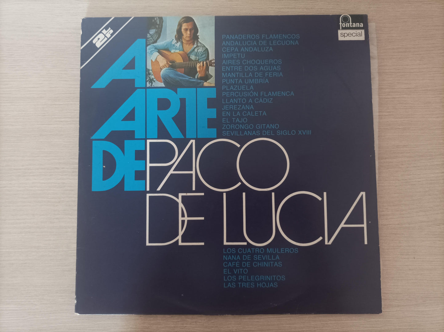 Disco Vinil A arte de Paco De Lucía Duplo A