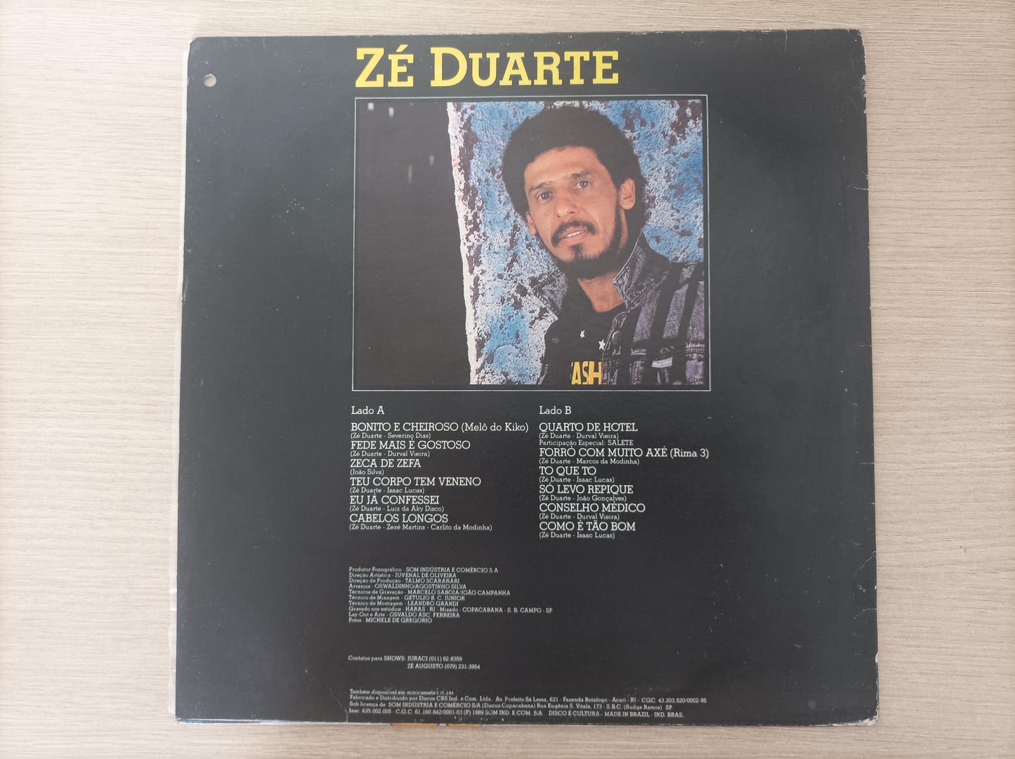 Lp Vinil Zé Duarte Bonito E Cheiroso