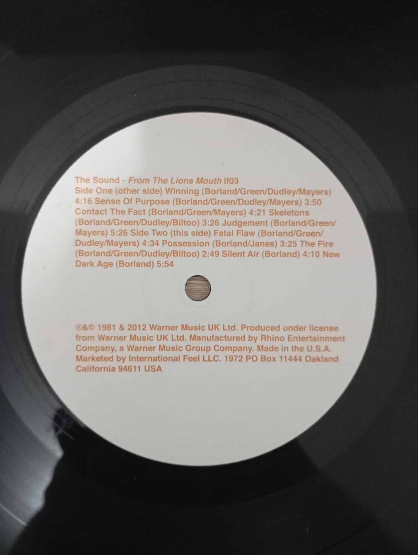 Lp Vinil The Sound From The Lions Mouth Capa Dupla Importado