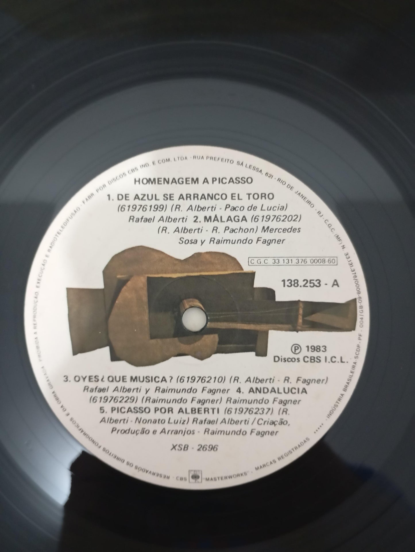 Disco Vinil Homenagem A Picasso Alberti Fagner C Encartes