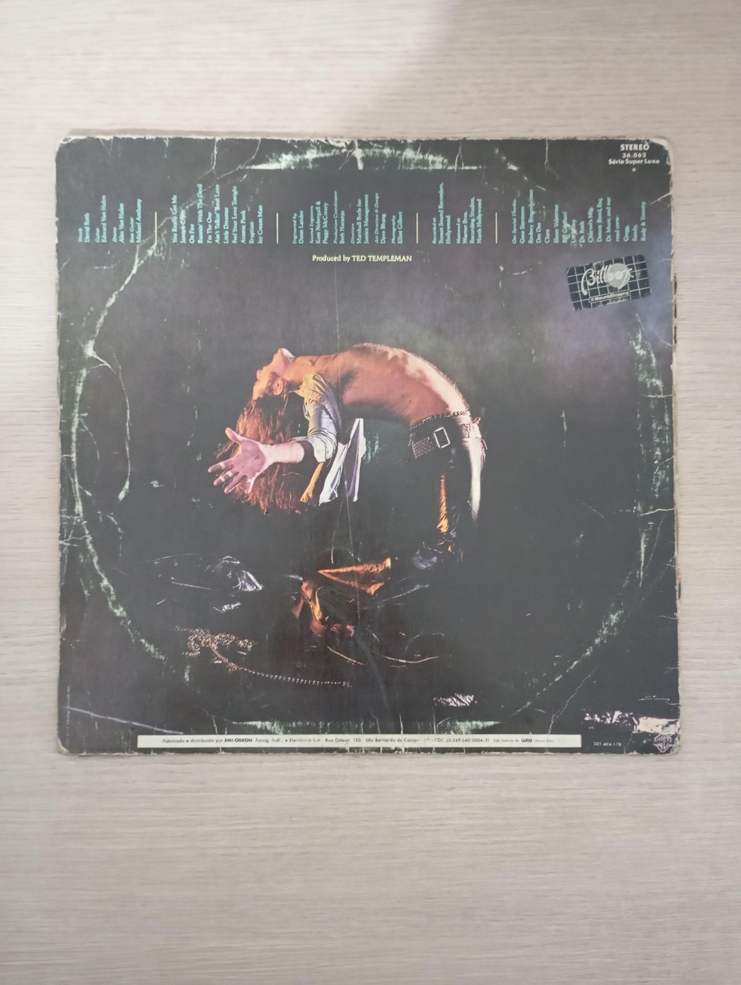 Lp Vinil Van Halen 1978 Com Encarte