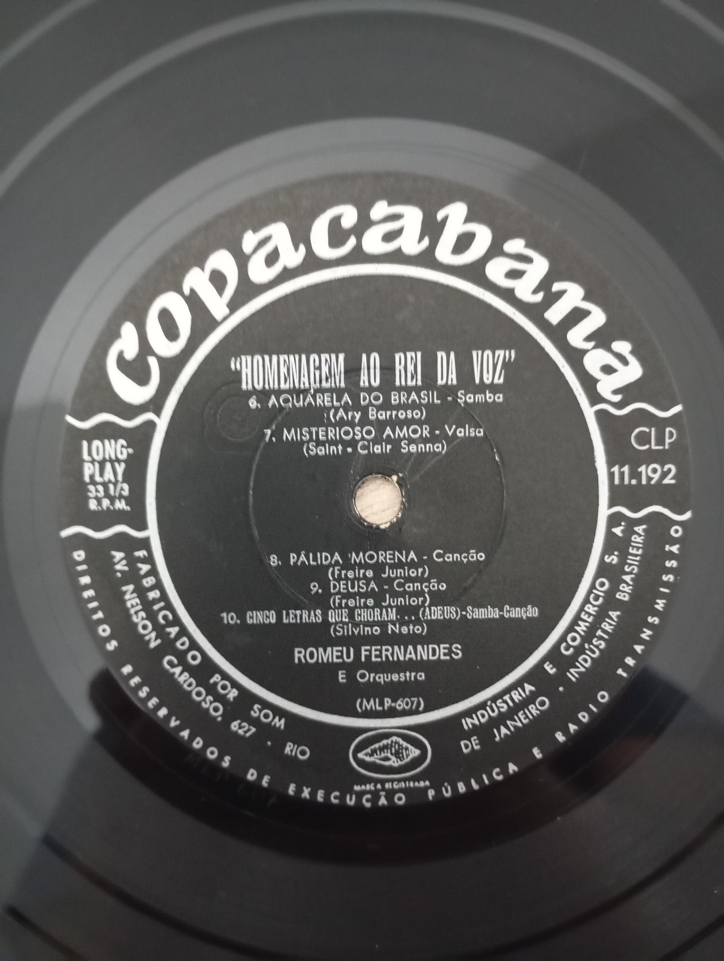 Lp Vinil Romeu Fernandes Homenagem Ao Rei Da Voz