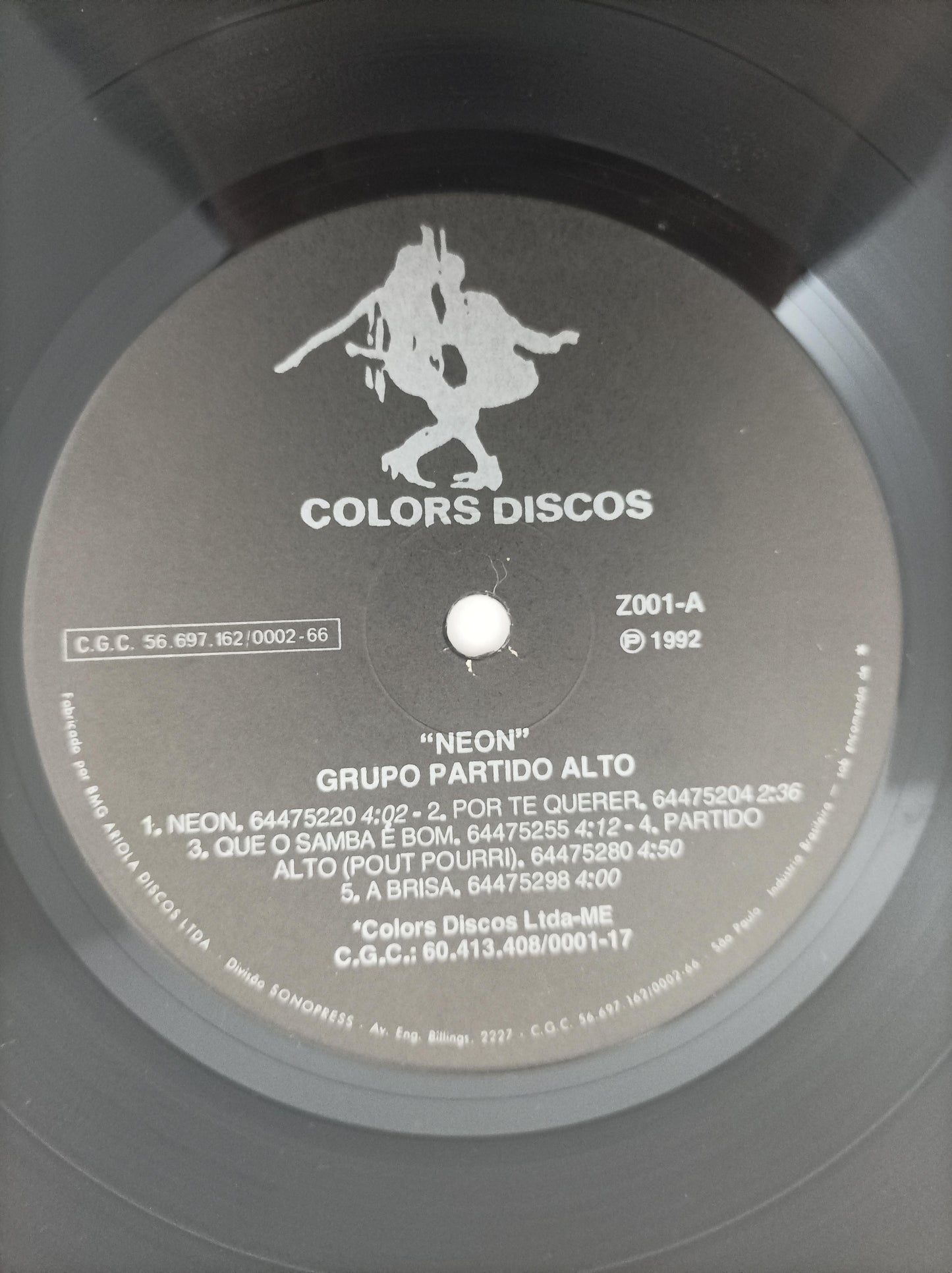 Lp Vinil Grupo Partido Alto Neon