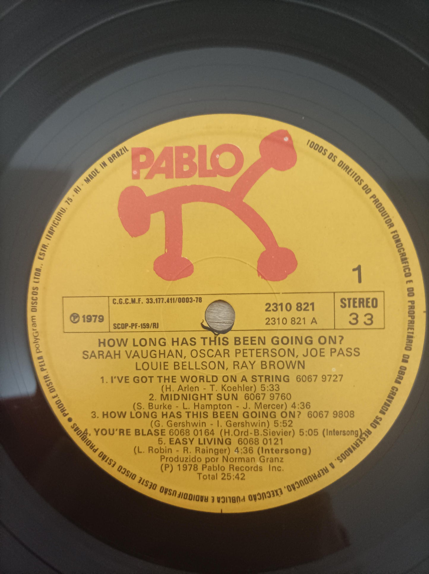 Disco Vinil How Long Has This Been Going On? Sarah Vaughan A