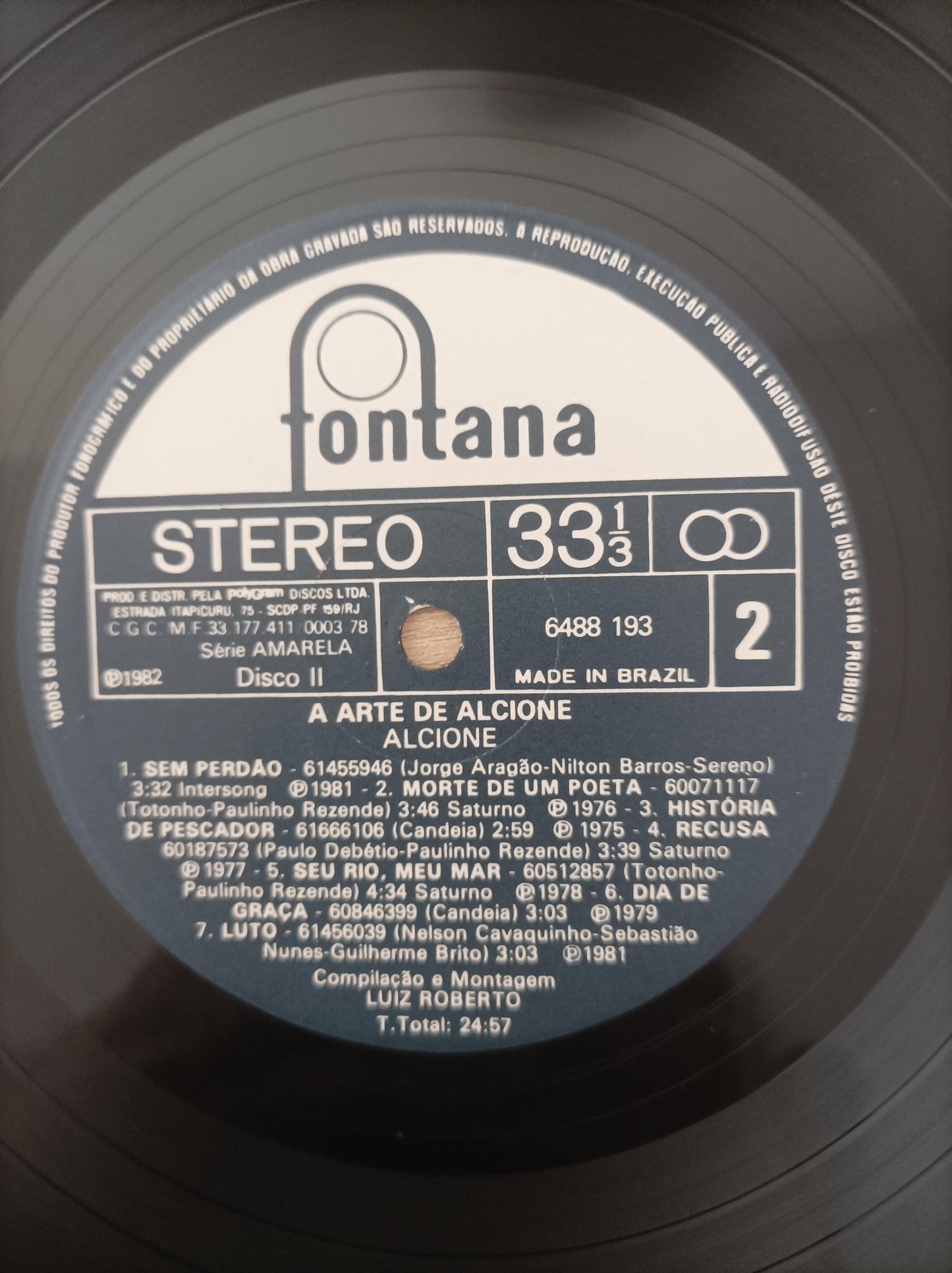 Lp Vinil Alcione A Arte de Duplo