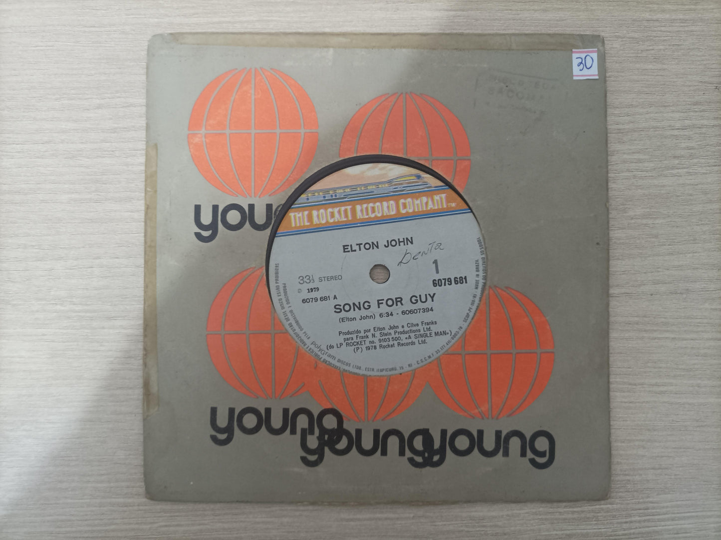 Compacto Vinil Elton John Song For Guy