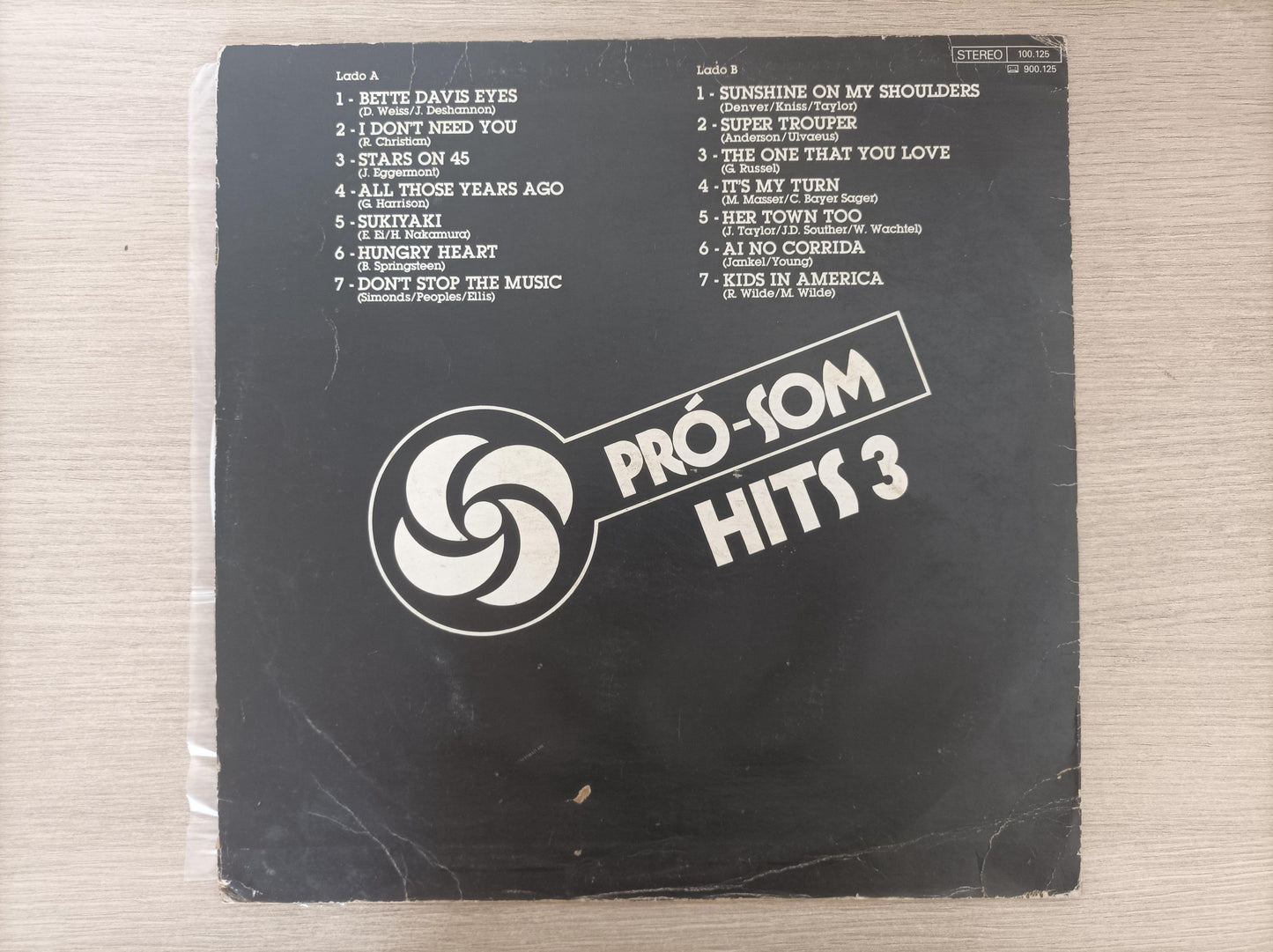 Lp Vinil Proó-Som Hits 3