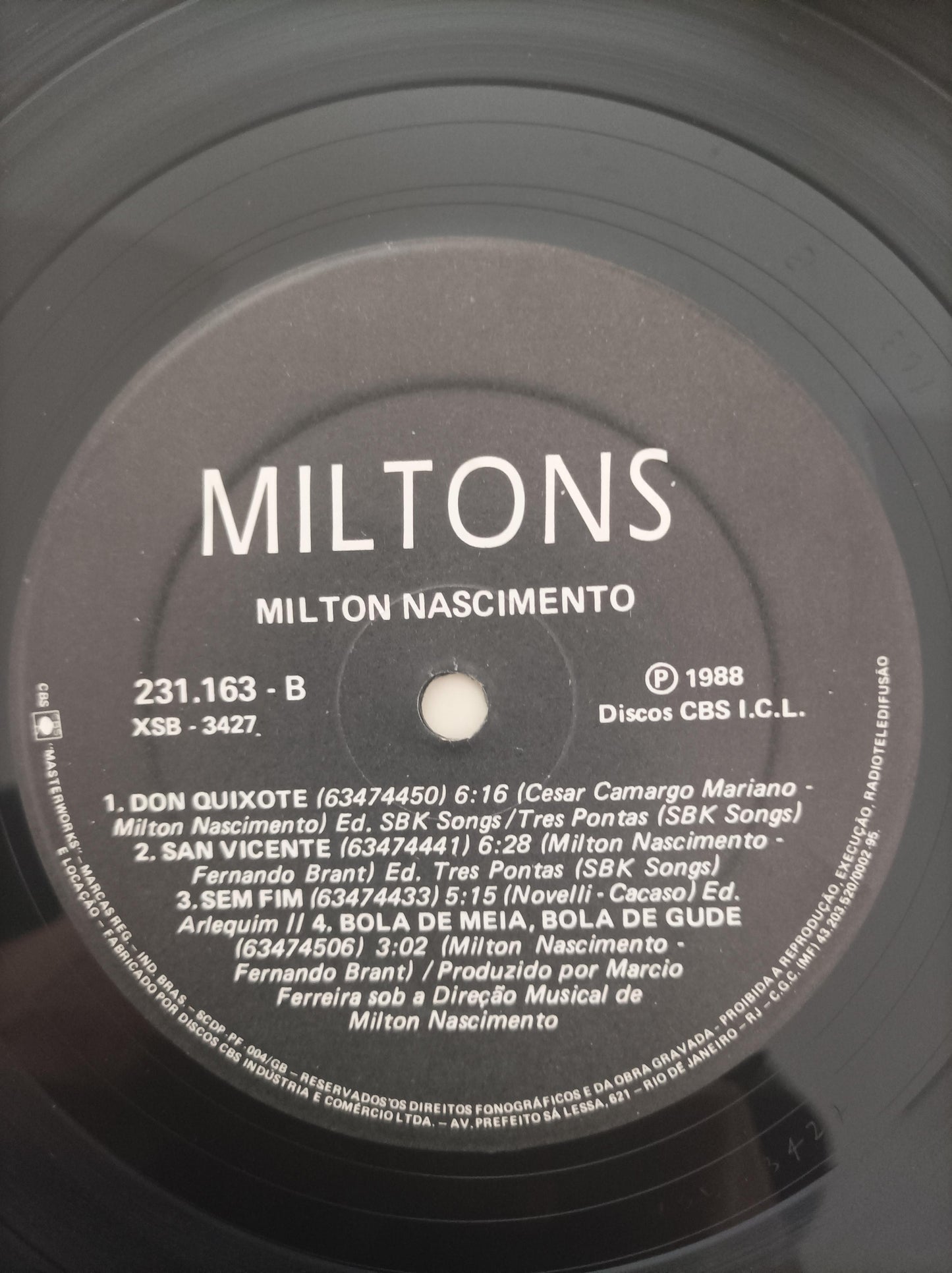 Lp Vinil Milton Nascimento Miltons Com Encarte