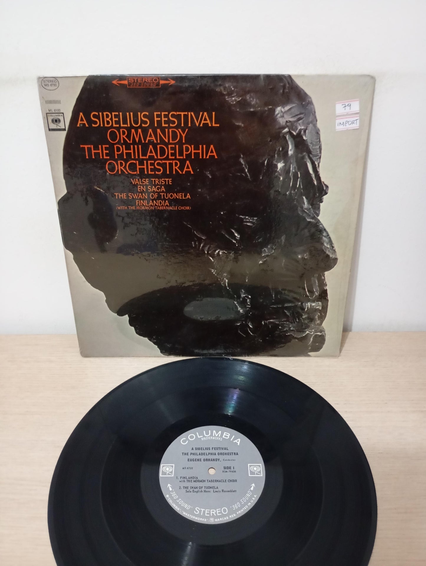 Lp Vinil Jean Sibelius A Sibelius Festival Importado
