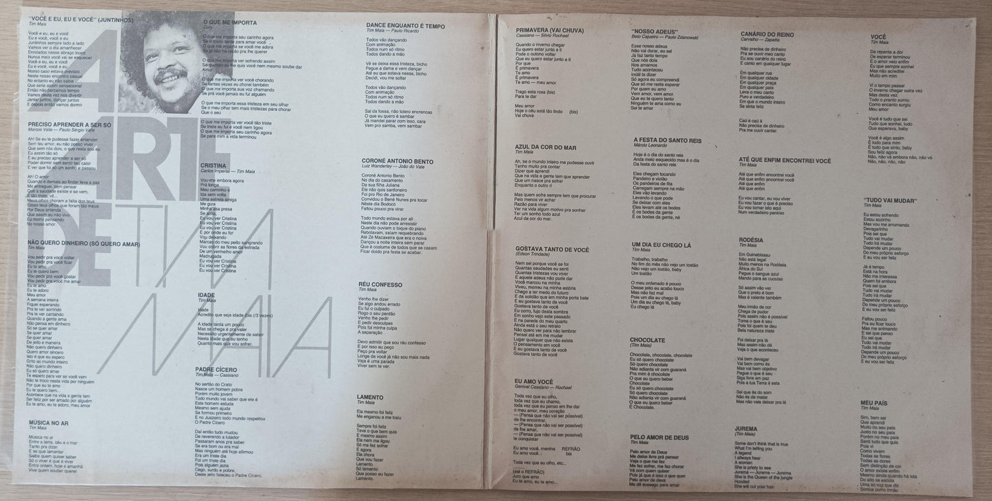 Lp Vinil Tim Maia A Arte De Tim Maia Duplo
